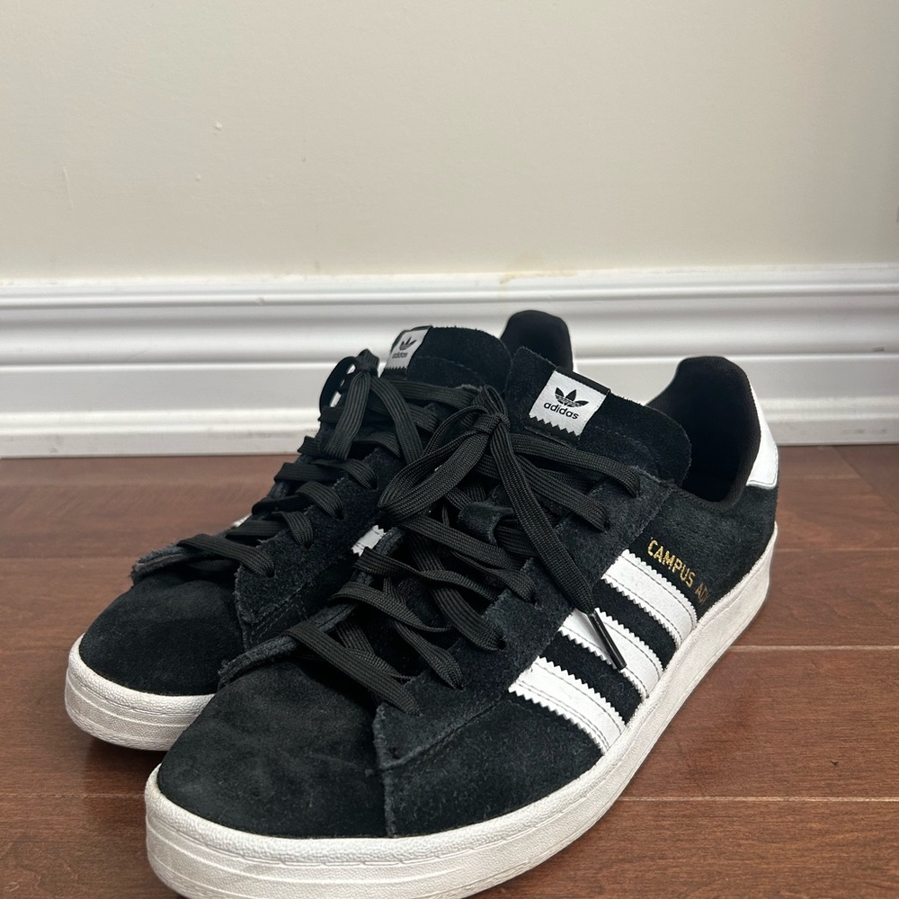 Adidas Campus Black and White Sneakers
